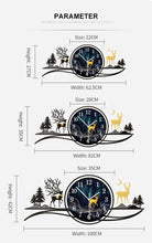 Load image into Gallery viewer, Aurora Deer Large Modern Wall Clock
