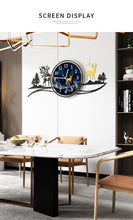 Load image into Gallery viewer, Aurora Deer Large Modern Wall Clock
