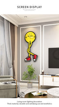 Load image into Gallery viewer, Long-legged Yellow Man Large Wall Clock
