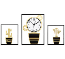 Load image into Gallery viewer, Acrylic Wall Clock Cactus Sets
