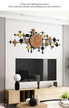 Load image into Gallery viewer, Wooden Grain Large Decorative Modern Wall Clock
