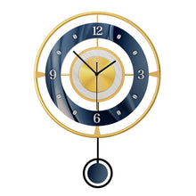 Load image into Gallery viewer, Nordic Gold Metal Modern Watch Wall Clock (Antlers)
