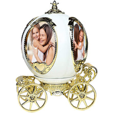 Load image into Gallery viewer, Personalised pumpkin car photo frame music box
