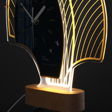 Load image into Gallery viewer, Luxury Table Clock with Night Light for Home Decor
