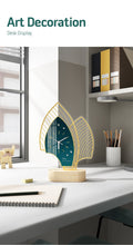 Load image into Gallery viewer, Luxury Table Clock with Night Light for Home Decor
