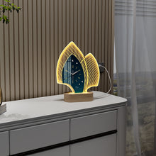 Load image into Gallery viewer, Luxury Table Clock with Night Light for Home Decor
