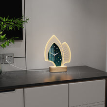 Load image into Gallery viewer, Luxury Table Clock with Night Light for Home Decor
